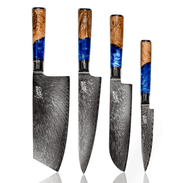 Japanese Damascus Knivesets