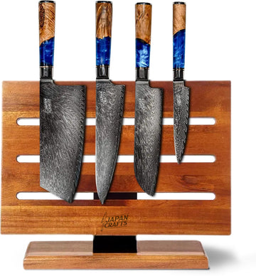Japancrafts 4st Deluxe Knifeset och KnifeBlock Pro