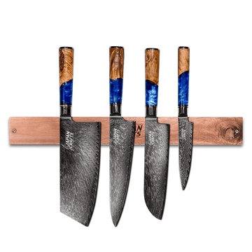 Japancrafts 4st Deluxe Knifeset and Wood Strip