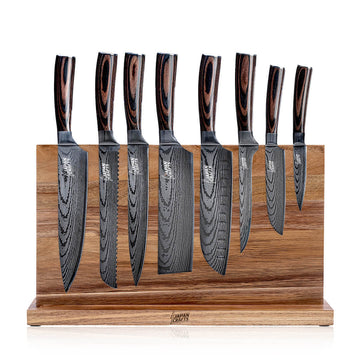 JapanCrafts 8pcs Knifeset and Knifeblock