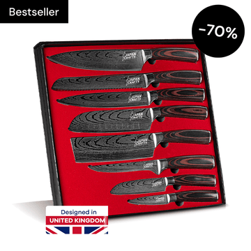 Premium Knifeset (+ FREE Block & Sharpener)