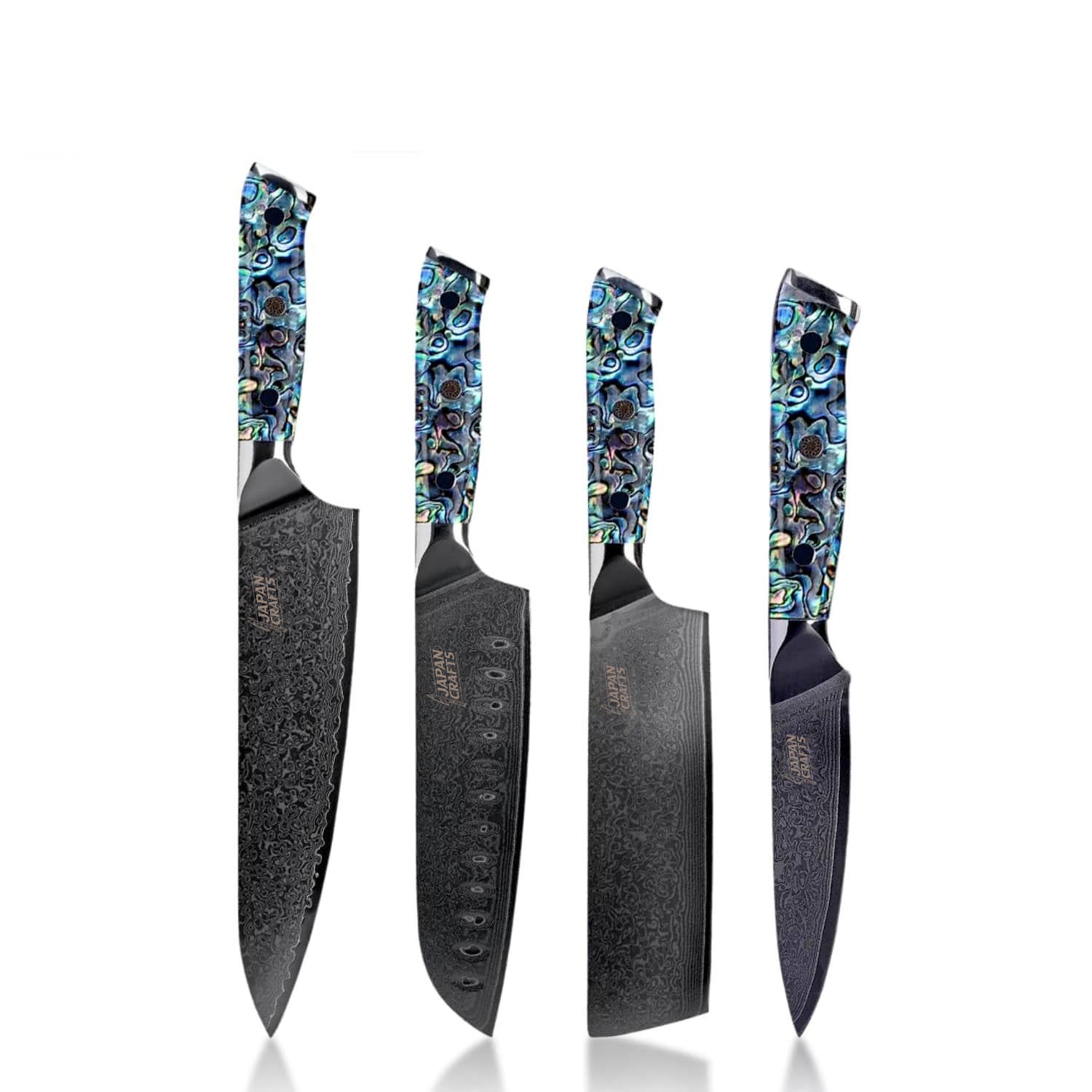 JapanCrafts Sheru Damascus Knives